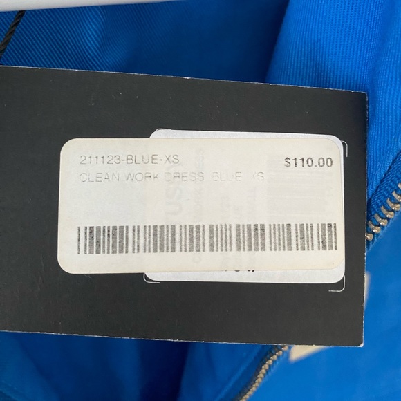 Blue stussy midi work dress - Picture 5 of 6